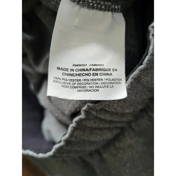 Nike Men's Gray Zip Bottom Pant Medium 1C - Picture 4 of 6